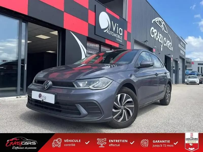 Gris Utilisé 2022 VW Polo Life Citadine | 14 990 € (Bon prix) - Image 1/4