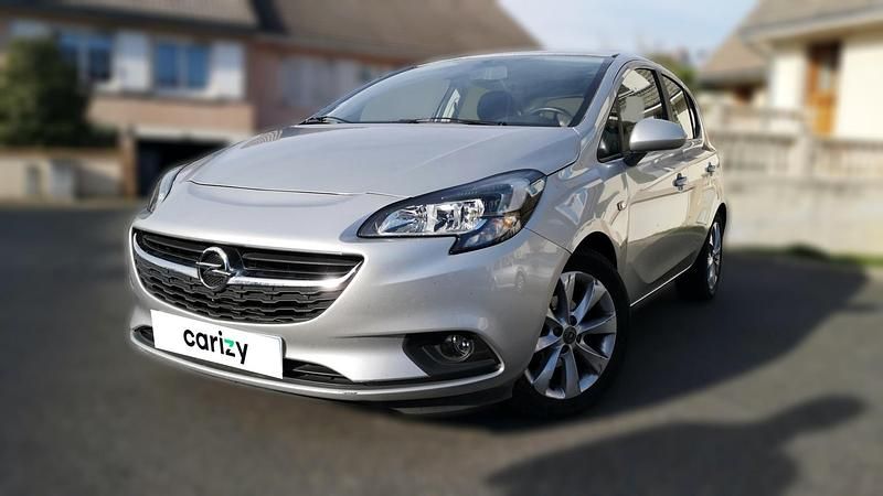 Gris Utilisé 2018 Opel Corsa Excite Berline | 8 661 € (Bon prix) - Image 1/4