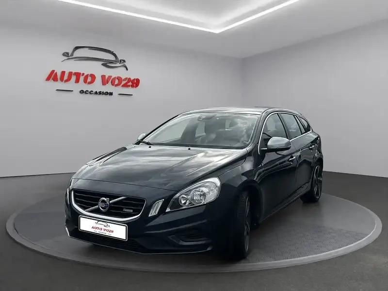 Gris Utilisé 2014 Volvo V60 R-Design Break | 12 490 € - Image 1/4