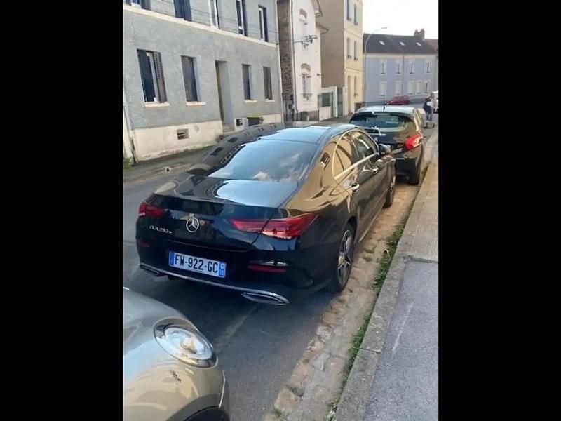 Noir Occasion 2021 Mercedes CLA250 AMG line Berline | 25 890 € - Image 1/4