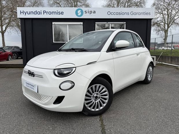 Blanc Utilisé 2023 Fiat 500e Action Citadine | 12 990 € (Super prix) - Image 1/4
