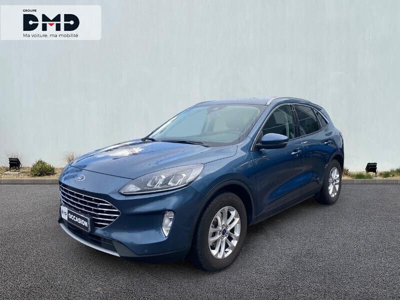 Bleu Utilisé 2021 Ford Kuga Titanium SUV | 24 990 € (Prix cher) - Image 1/4