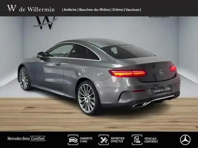 Occasion Mercedes E220 AMG line 2019 Gris sélénite métallisé Coupé