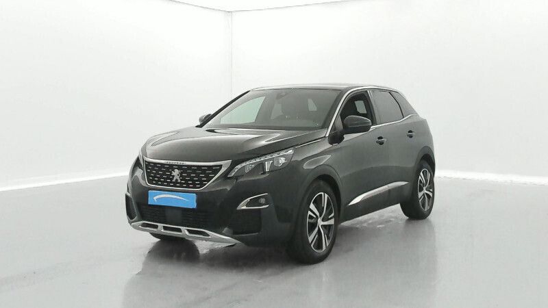 Noir Utilisé 2019 Peugeot 3008 GT-line | 18 990 € (Bon prix) - Image 1/4