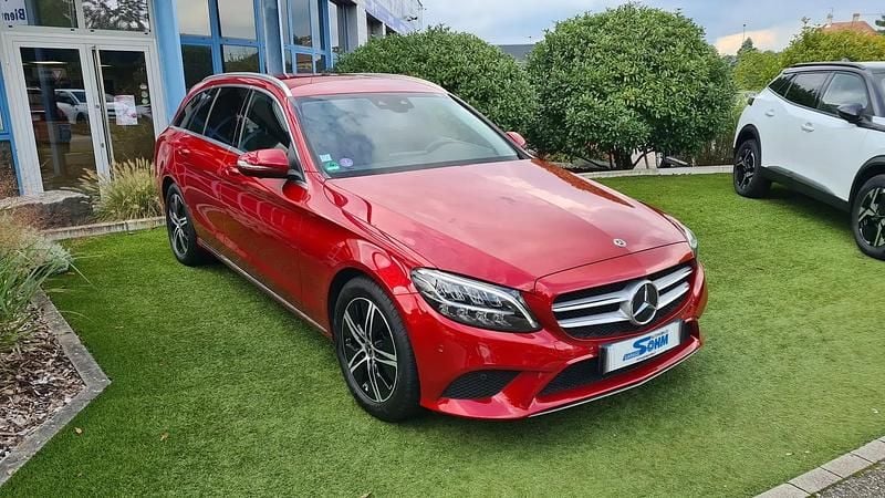 Rouge Utilisé 2021 Mercedes C180 Avantgarde Break | 25 860 € (Super prix) - Image 1/4