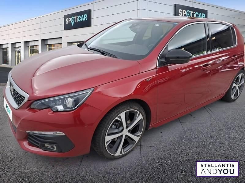 Rouge Utilisé 2020 Peugeot 308 GT Berline | 14 990 € (Prix juste) - Image 1/4