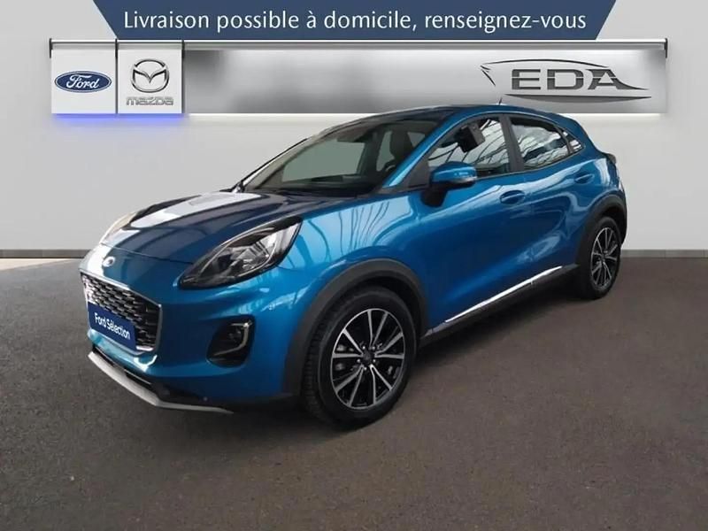Bleu Occasion 2021 Ford Puma Titanium SUV | 15 990 € (Prix juste) - Image 1/4