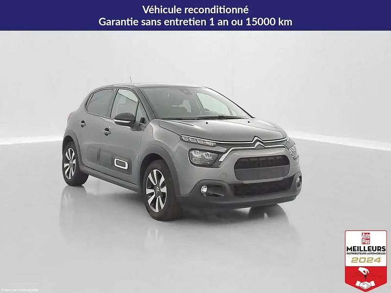 Gris Utilisé 2024 Citroën C3 PureTech Citadine | 15 360 € (Prix assez cher) - Image 1/4