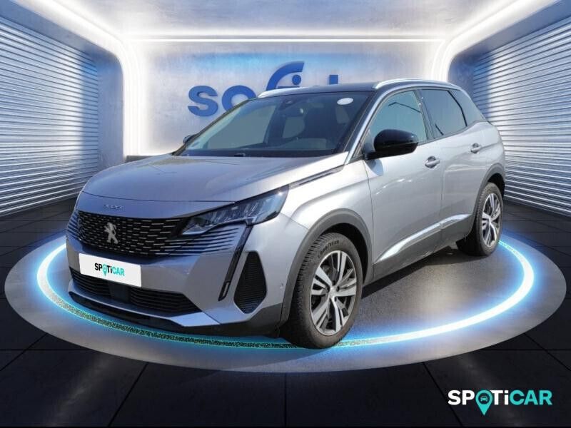 Gris Utilisé 2021 Peugeot 3008 Allure SUV | 17 990 € (Prix juste) - Image 1/4