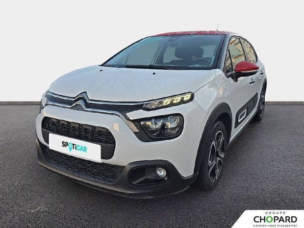 Blanc Utilisé 2022 Citroën C3 Shine Citadine | 11 290 € (Prix juste) - Image 1/4