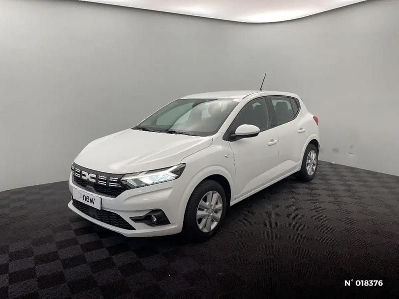 Blanc Utilisé 2023 Dacia Sandero Expression Citadine | 13 990 € (Prix juste) - Image 1/4