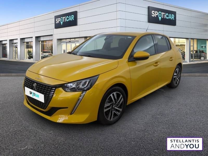 Jaune Utilisé 2021 Peugeot 208 Allure Citadine | 14 390 € (Prix juste) - Image 1/3