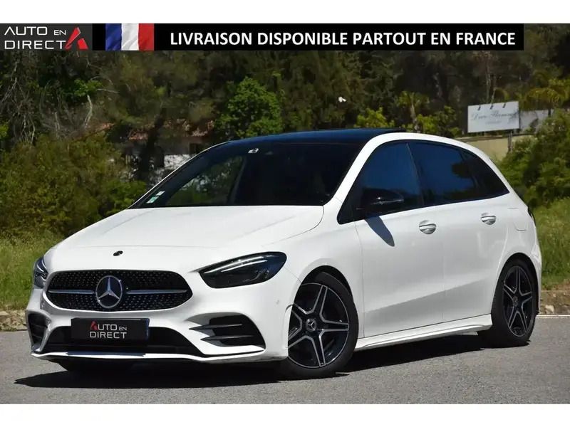Blanc Utilisé 2020 Mercedes B200 AMG line Monospace | 25 990 € (Prix assez cher) - Image 1/4