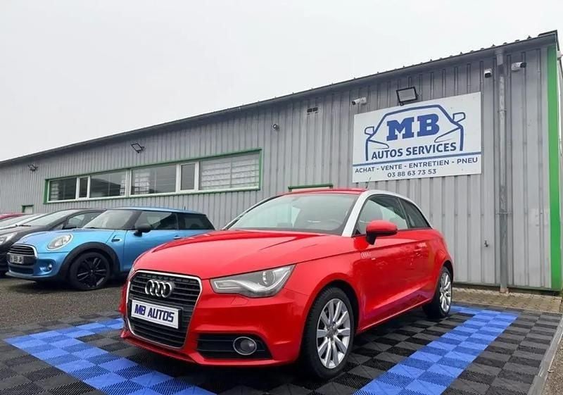 Rouge Occasion 2010 Audi A1 Ambition Citadine | 7 990 € (Prix assez cher) - Image 1/4
