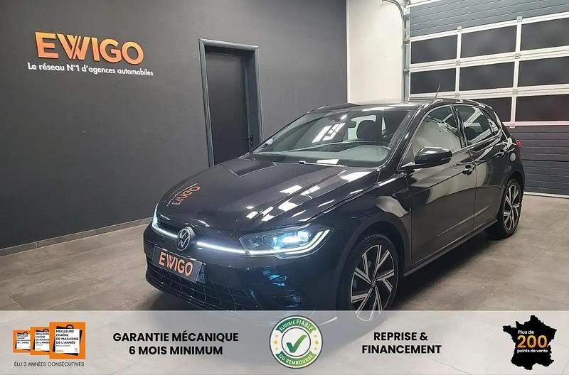 Noir Utilisé 2022 VW Polo R-line Citadine | 18 990 € (Prix juste) - Image 1/4