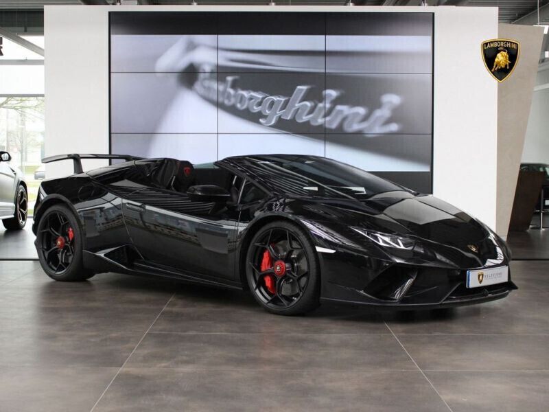 Noir Utilisé 2020 Lamborghini Huracán Cabriolet | 369 500 € - Image 1/4