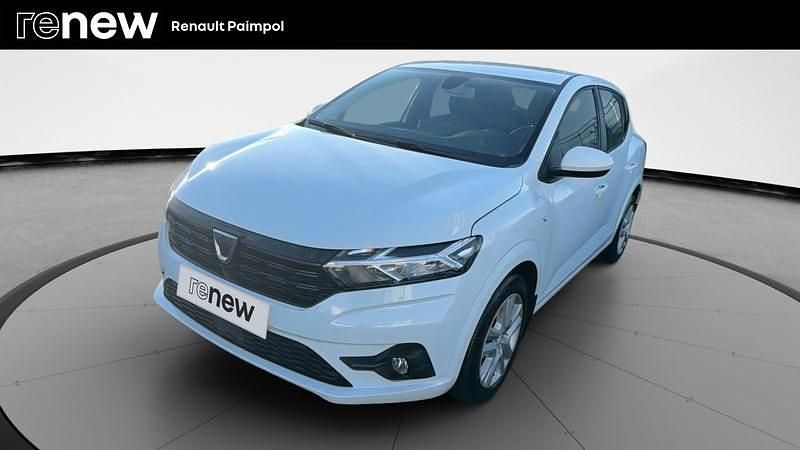 Blanc Occasion 2021 Dacia Sandero Comfort Citadine | 15 990 € - Image 1/4