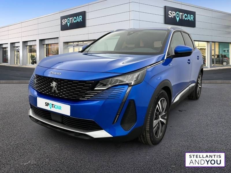 Bleu Utilisé 2021 Peugeot 3008 Allure | 22 990 € (Super prix) - Image 1/3