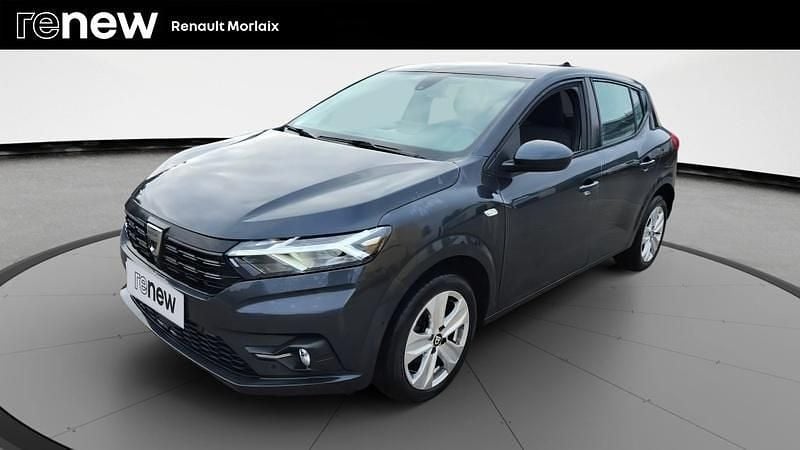 Gris Utilisé 2022 Dacia Sandero Comfort Citadine | 13 999 € (Prix juste) - Image 1/4