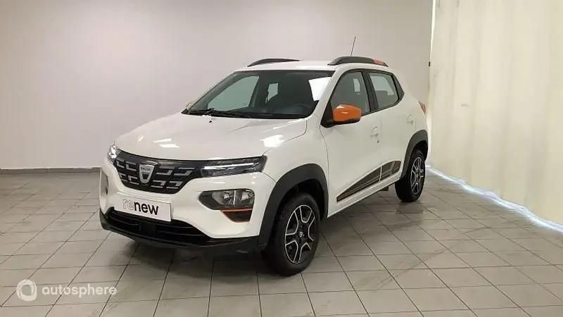 Blanc Utilisé 2022 Dacia Spring Comfort Plus Citadine | 9 499 € (Prix juste) - Image 1/4