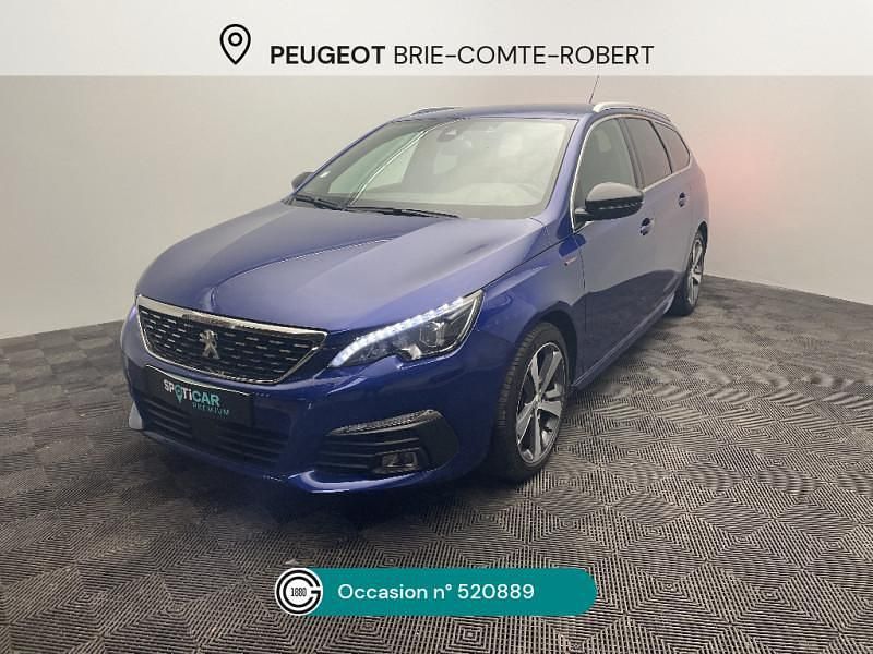 Bleu Utilisé 2019 Peugeot 308 GT-line Break | 11 980 € - Image 1/4