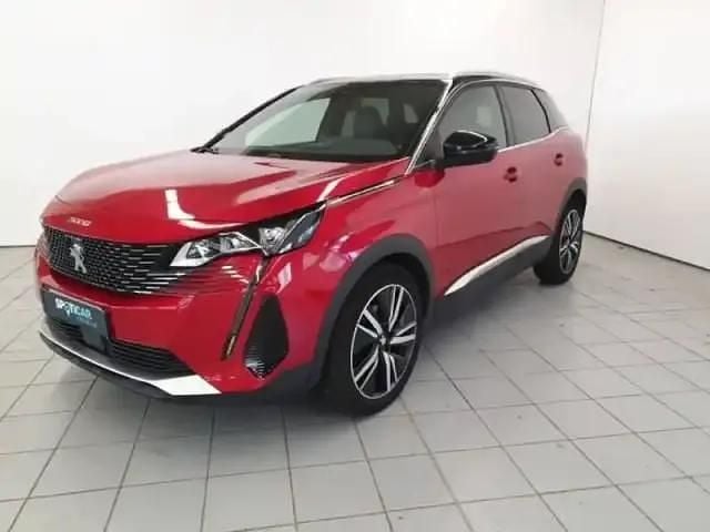 Rouge Utilisé 2021 Peugeot 3008 GT SUV | 24 990 € (Prix cher) - Image 1/4