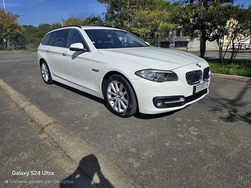 Blanc Utilisé 2016 BMW 520 Sport Line Break | 15 250 € (Prix cher) - Image 1/4