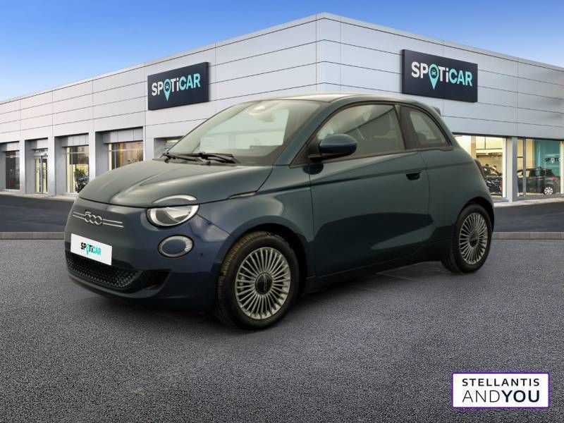 Vert Utilisé 2023 Fiat 500e Berline | 18 490 € (Prix juste) - Image 1/4