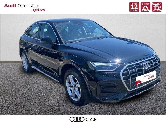 Noir brillant Utilisé 2022 Audi Q5 Sportback Business SUV | 38 900 € (Super prix) - Image 1/4