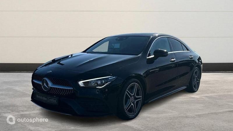 Noir Utilisé 2020 Mercedes CLA180 AMG line Berline | 28 999 € - Image 1/4