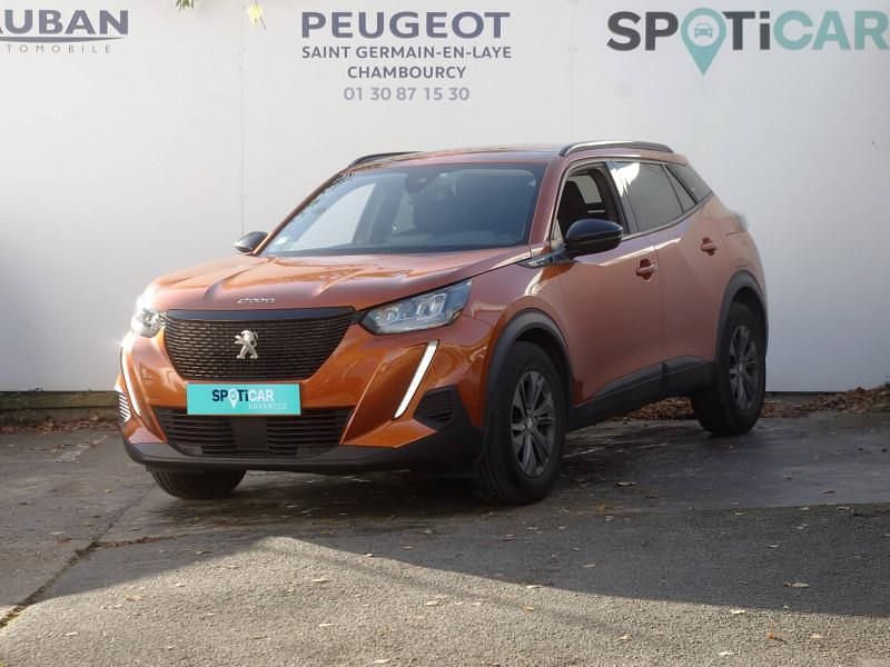 Orange Utilisé 2021 Peugeot 2008 S SUV | 18 390 € (Prix juste) - Image 1/4