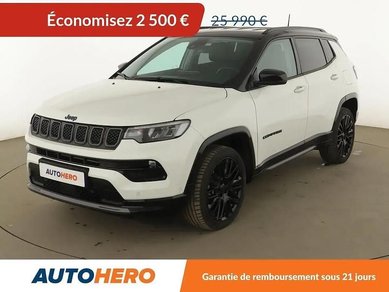 Blanc Occasion 2023 Jeep Compass SUV | 23 490 € (Bon prix) - Image 1/2