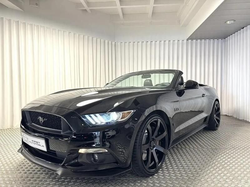 Noir Occasion 2016 Ford Mustang GT Cabriolet | 38 900 € (Bon prix) - Image 1/4