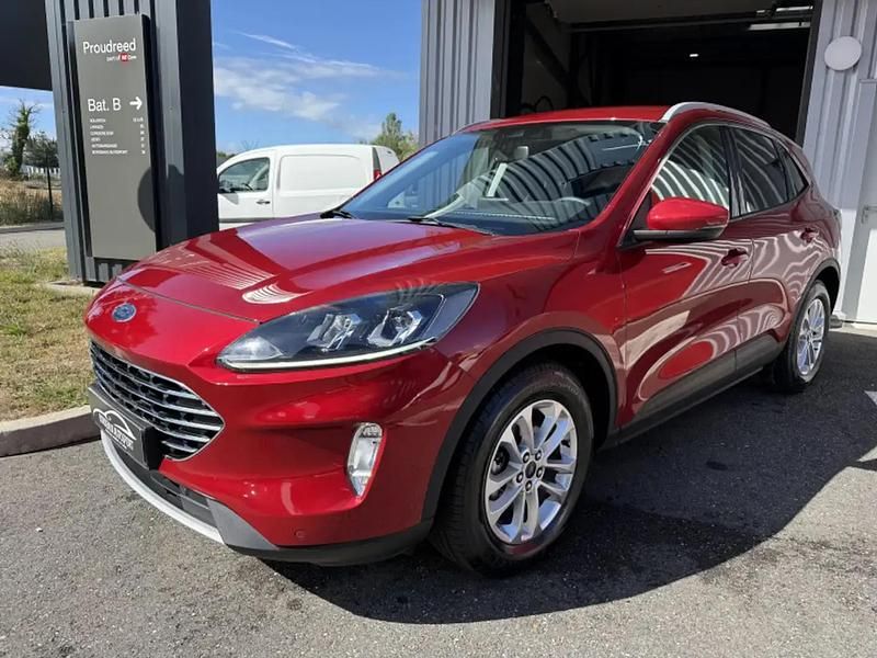 Rouge Utilisé 2021 Ford Kuga Titanium SUV | 13 490 € (Prix juste) - Image 1/4