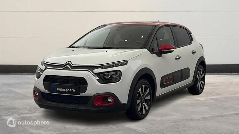 Blanc Utilisé 2023 Citroën C3 PureTech Citadine | 11 799 € (Prix juste) - Image 1/4