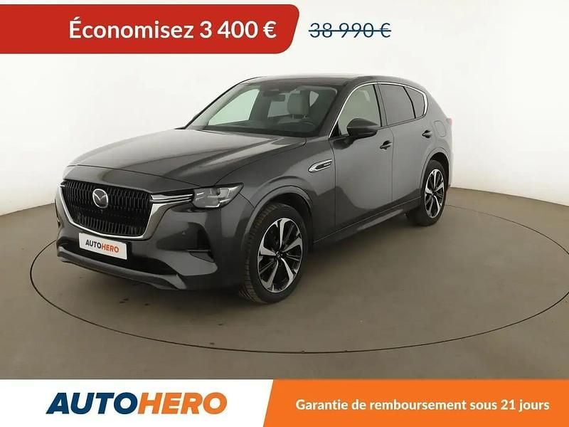 Gris Occasion 2023 Mazda CX-60 Takumi-Line SUV | 35 590 € (Super prix) - Image 1/2