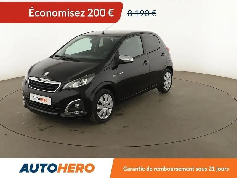 Noir Utilisé 2019 Peugeot 108 Style Citadine | 7 990 € (Bon prix) - Image 1/2