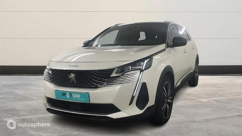 Blanc Utilisé 2023 Peugeot 5008 GT Monospace | 29 799 € (Prix juste) - Image 1/4