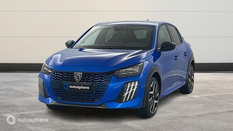 Bleu Utilisé 2024 Peugeot e-208 GT Citadine | 25 799 € (Prix juste) - Image 1/4