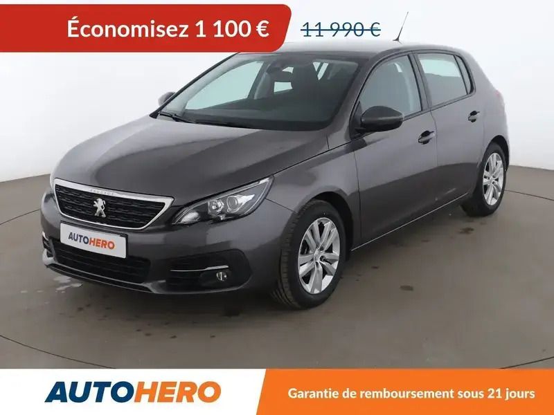 Gris Utilisé 2021 Peugeot 308 Business-Line Berline | 10 890 € (Super prix) - Image 1/2
