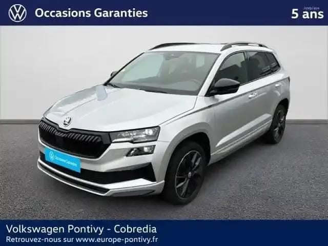 Occasion Skoda Karoq SportLine 116 ch (85 kW) 2023 Gris SUV