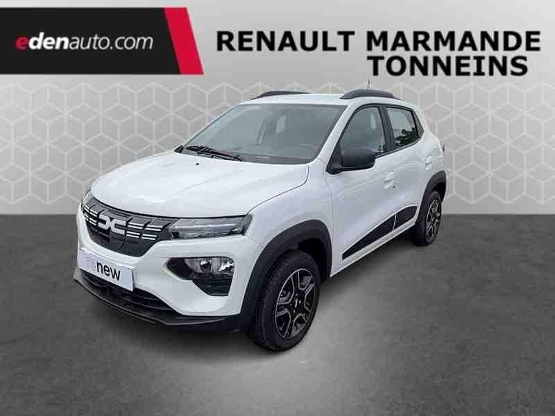 Blanc Utilisé 2023 Dacia Spring Essentiel Citadine | 10 290 € (Prix juste) - Image 1/4