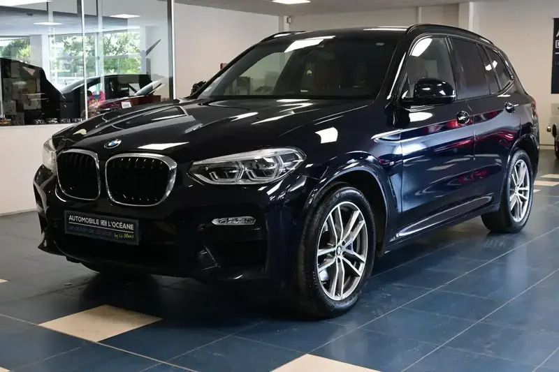Bleu Utilisé 2018 BMW X3 M Sport SUV | 27 996 € (Prix juste) - Image 1/4