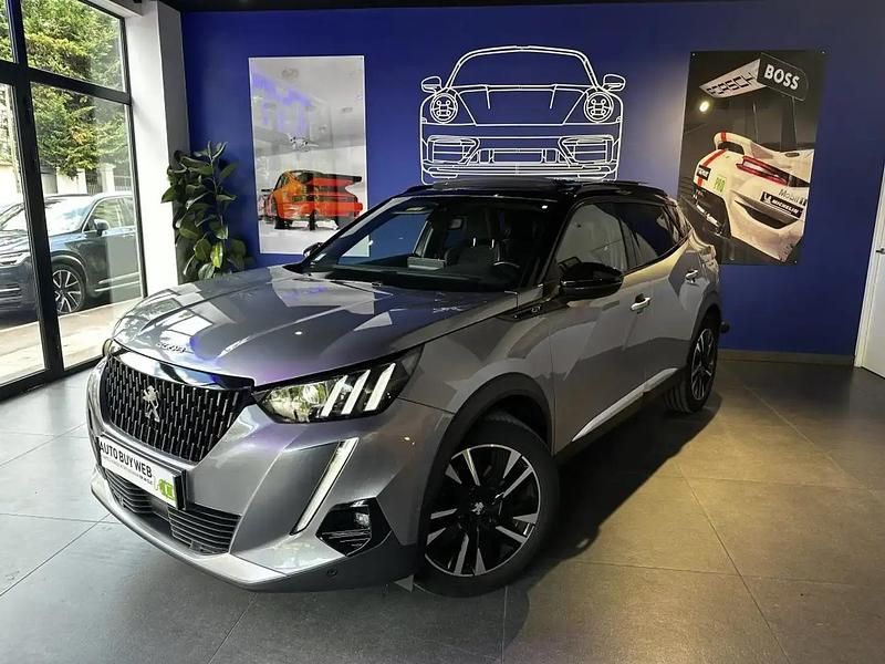 Gris Utilisé 2020 Peugeot 2008 GT SUV | 14 880 € (Super prix) - Image 1/4