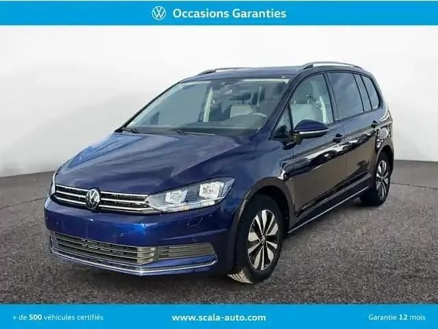 Atlantic blue metallic Occasion 2024 VW Touran Monospace | 37 490 € (Prix juste) - Image 1/4