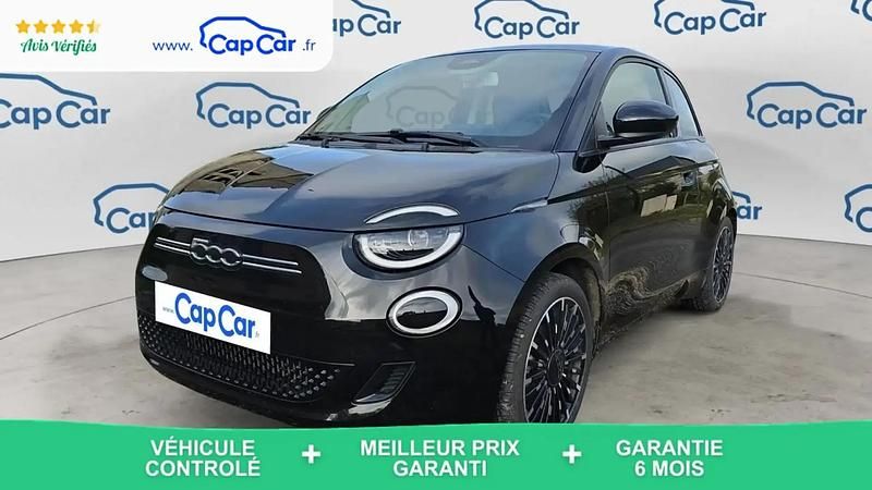Noir Occasion 2022 Fiat 500e Citadine | 14 490 € (Bon prix) - Image 1/4