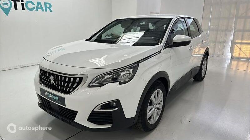 Blanc Utilisé 2019 Peugeot 3008 Active SUV | 13 999 € (Super prix) - Image 1/4