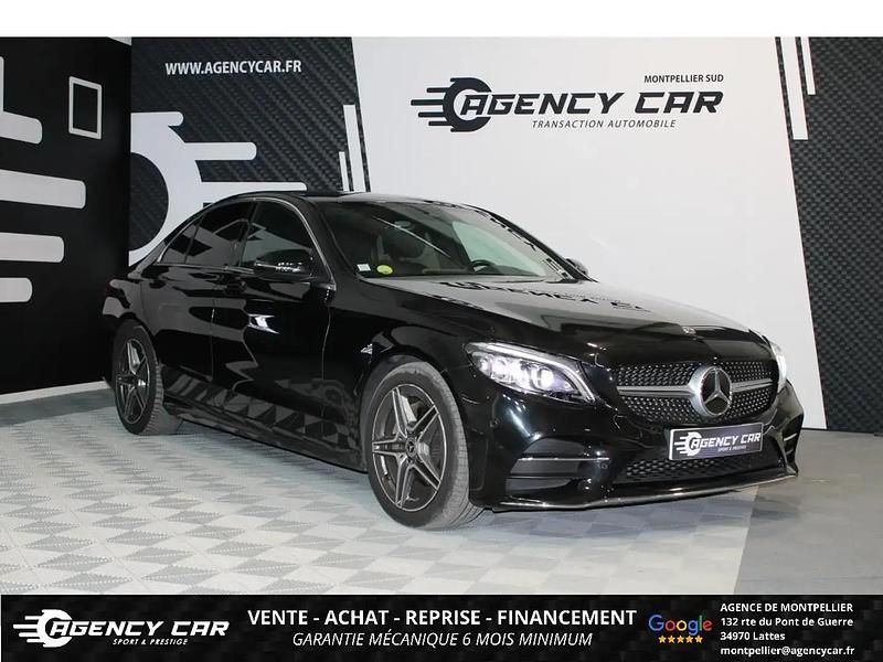 Noir Occasion 2019 Mercedes C180 AMG line Berline | 22 499 € (Prix juste) - Image 1/4