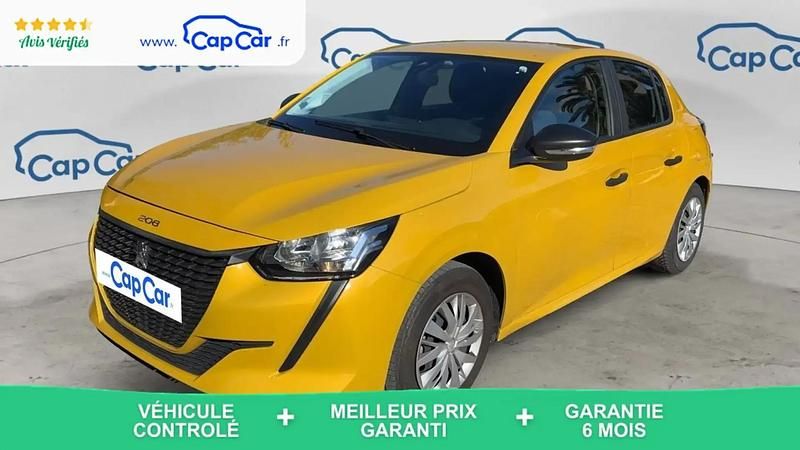 Jaune Occasion 2021 Peugeot 208 Citadine | 8 890 € (Super prix) - Image 1/4