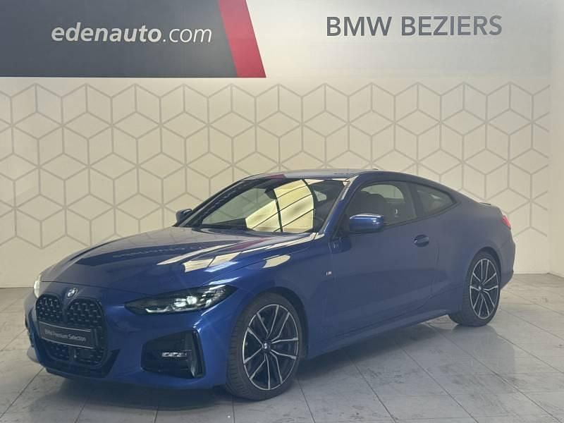 Bleu Occasion 2021 BMW 420 Comfort Edition Coupé | 37 900 € (Bon prix) - Image 1/4
